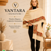 Border Weave Aari Embroidered Pashmina Shawl – Winter Shawl Pakistan | Vantara Signature — Handcrafted Kashmiri Aari Luxury | Vantara Signature