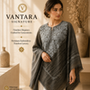 Poncho Pashmina Cap Shawl – Kashmiri Embroidered Wrap Pakistan | Vantara Signature — Handcrafted Kashmiri Aari Luxury | Vantara Signature